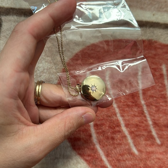 Carisma Gold Pink Braid Set of 2 Choker Long Constellation Star Locket Necklace - Picture 3 of 3